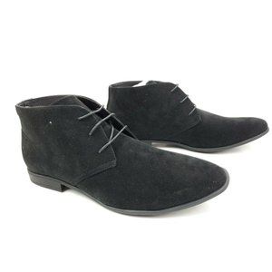 ASOS Design Black Chukka Faux Suede Size 12 UK 13